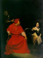  Допрос Жанны кардиналом Винчестера (Поль Деларош, 1824г)