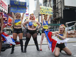 Femen в Нью-Йорке